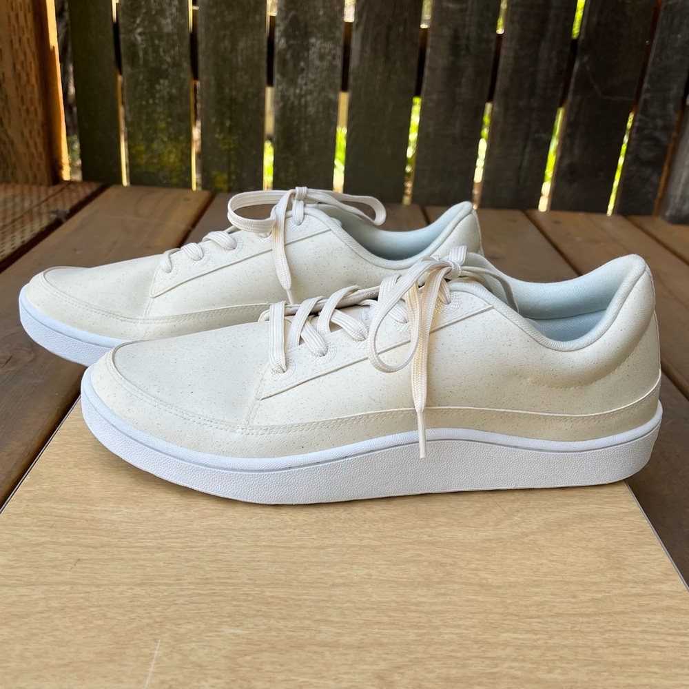 Allbirds Men’s Plant Pacer Sneakers In Natural/White(Blizzard) Sz 10